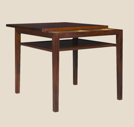 Multi-Functional Display Table with Hidden brass Storage or tea tray - SOHOO