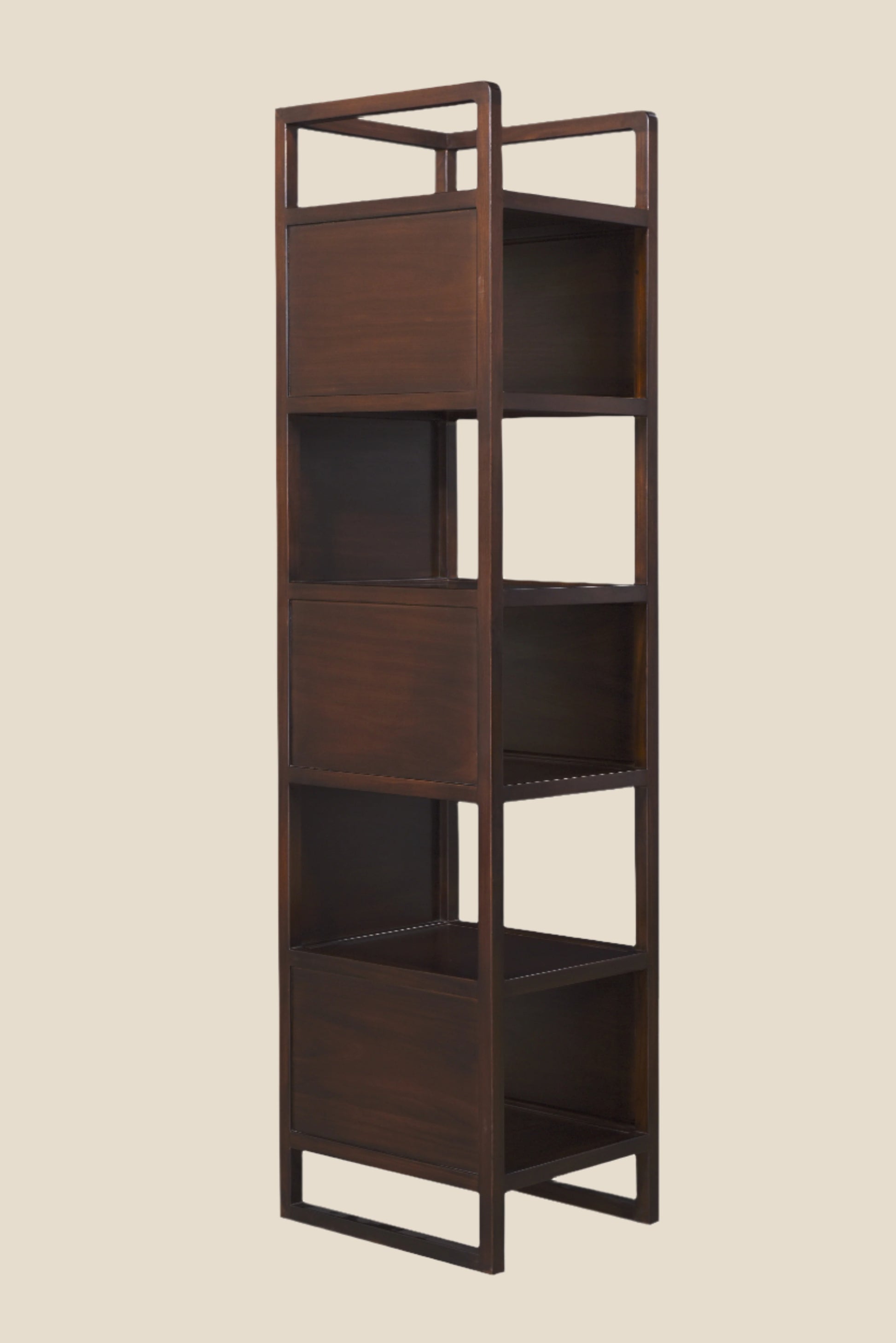 Handcrafted Wide Premium Hardwood Bookcase - SOHOO