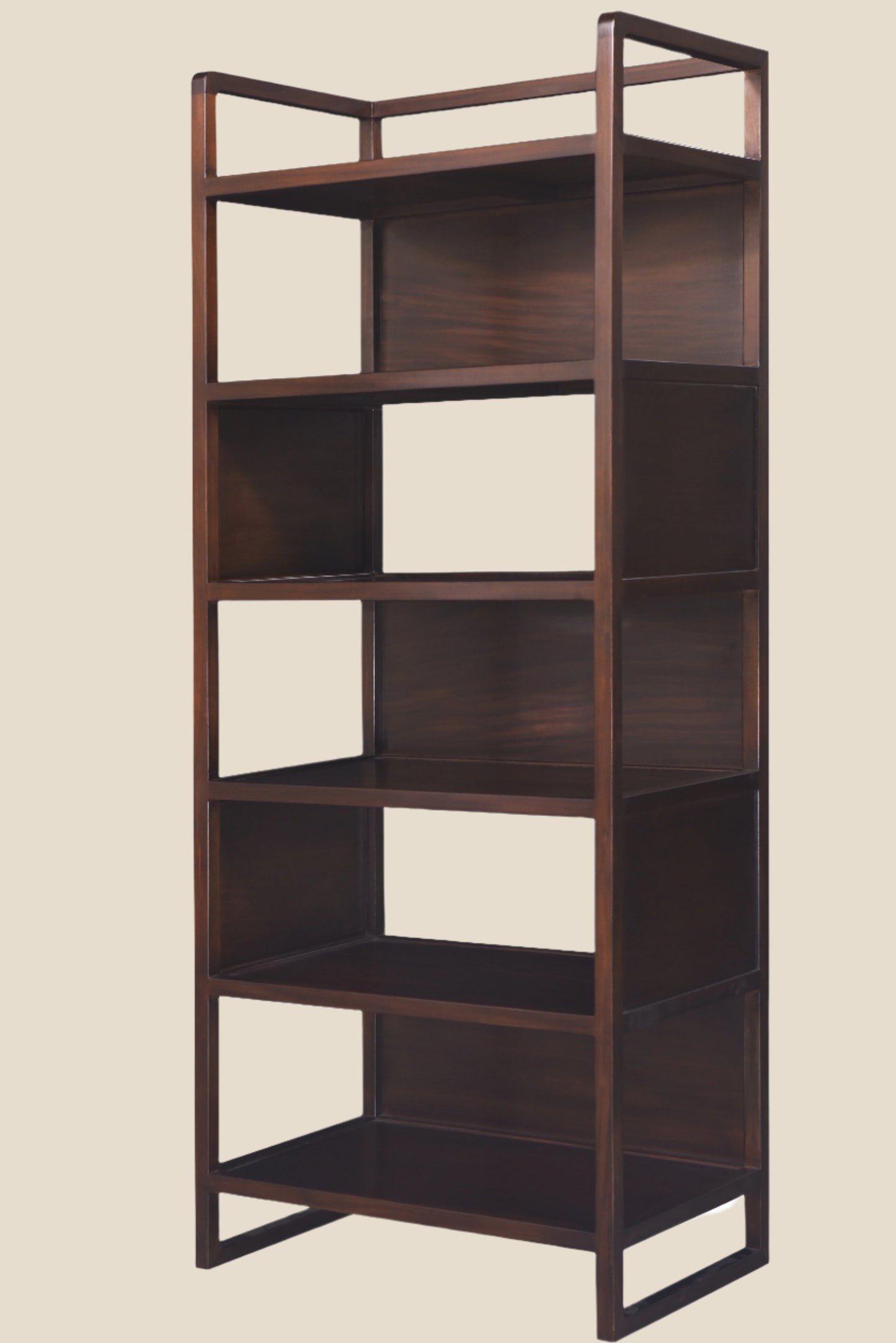 Handcrafted Wide Premium Hardwood Bookcase