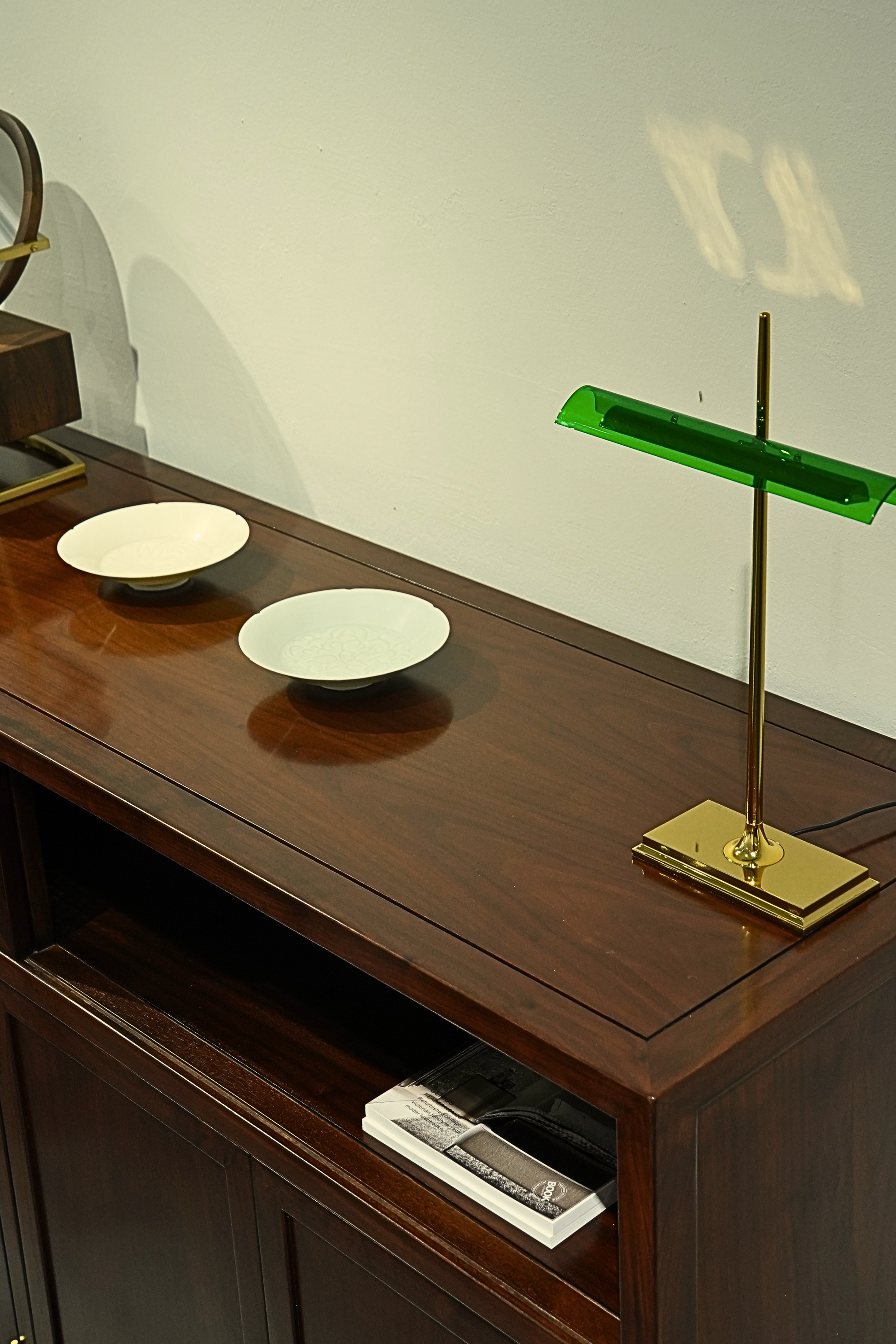 Elegant Touch-Activated Desk Lamp with Adjustable Brightness and Brass Base,Italian classical - SOHOO