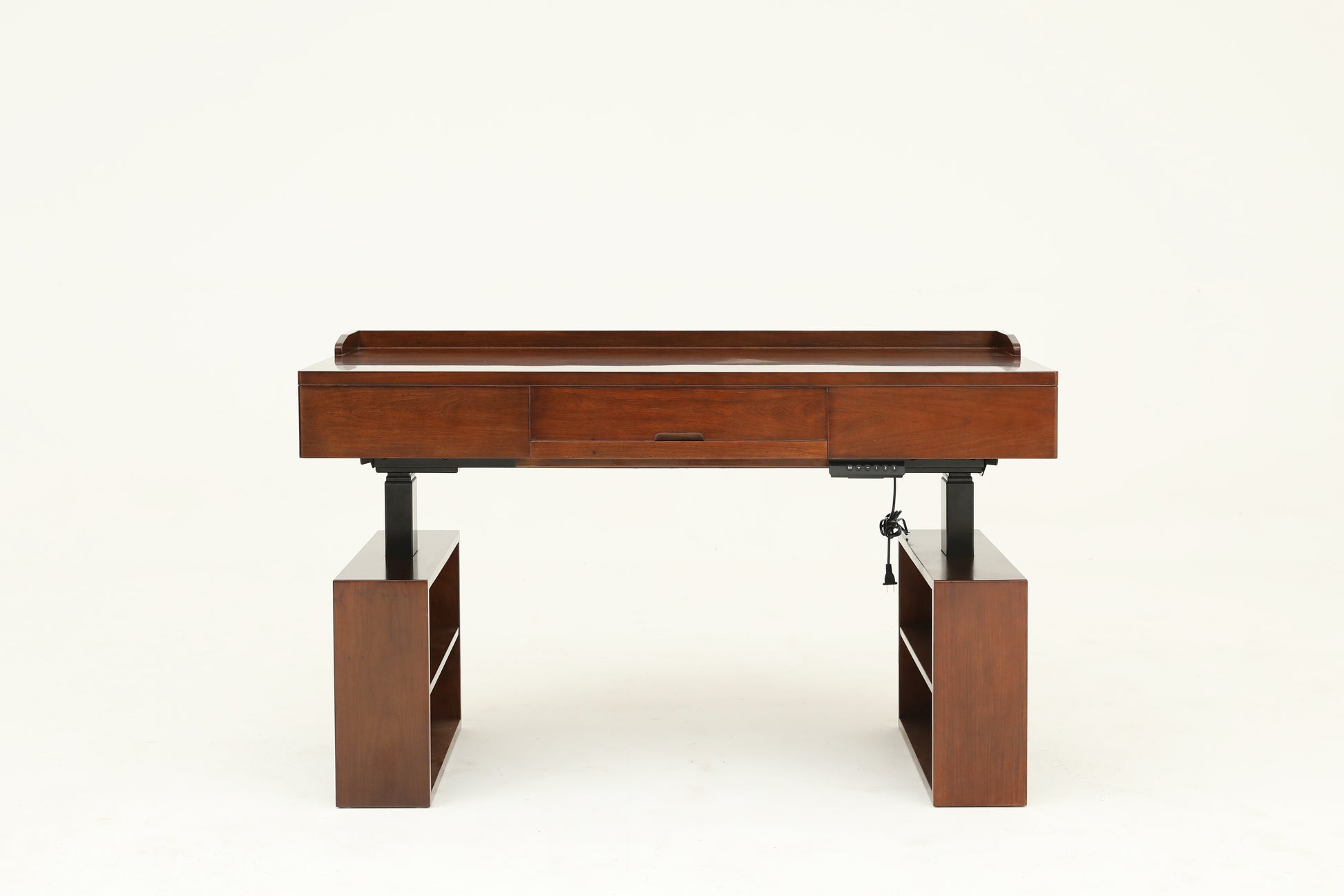 Handcrafted height-adjustable table /desk , with perforated board tools - SOHOO
