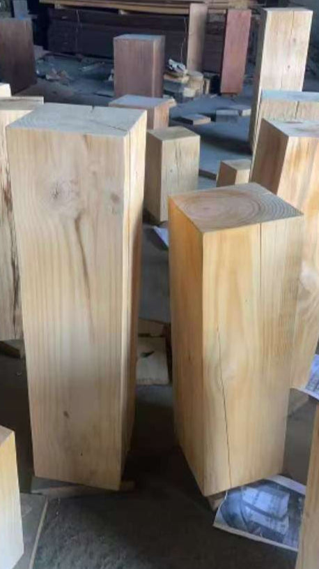 Premium Solid Pine Wood Blocks ,Stands– Natural, Durable & Versatile for Custom Furniture - SOHOO