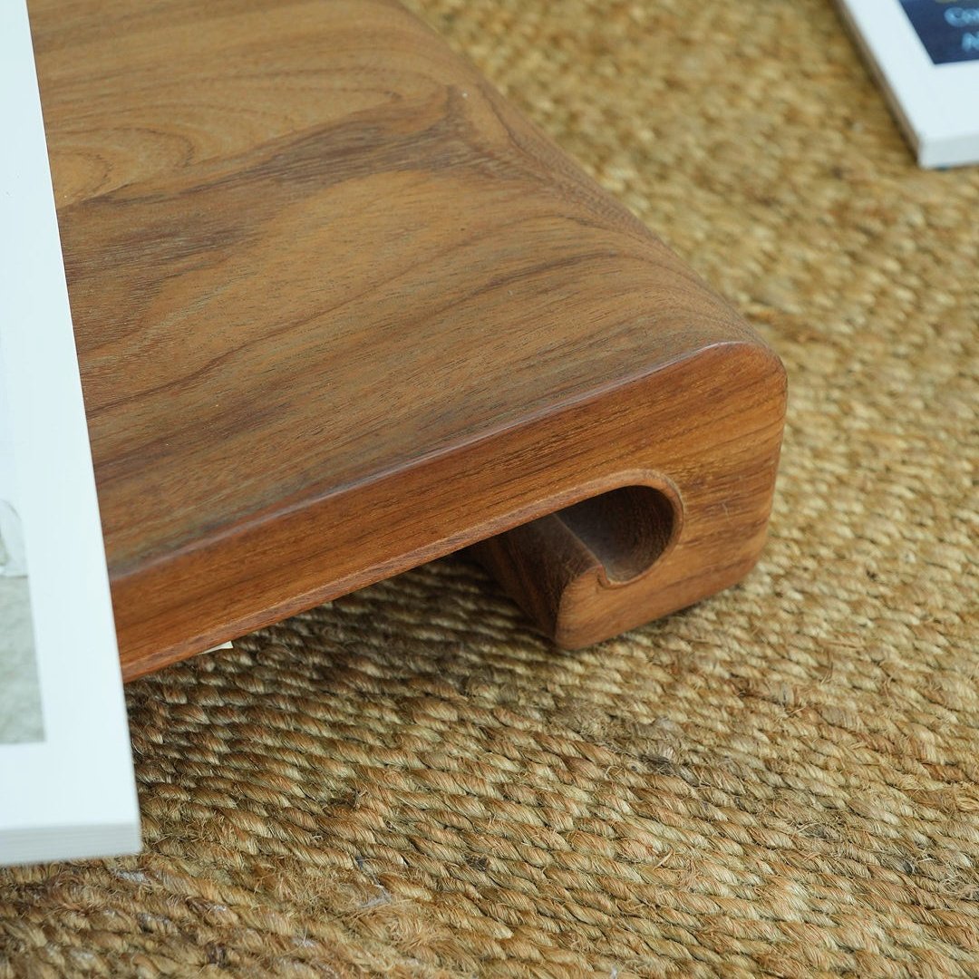 Handcrafted hardwood Platform Stand, classical, long duration, small portable table - SOHOO
