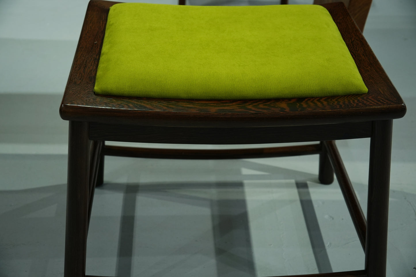 Handcrafted Elegant hardwood stools with Multi-Color Upholster