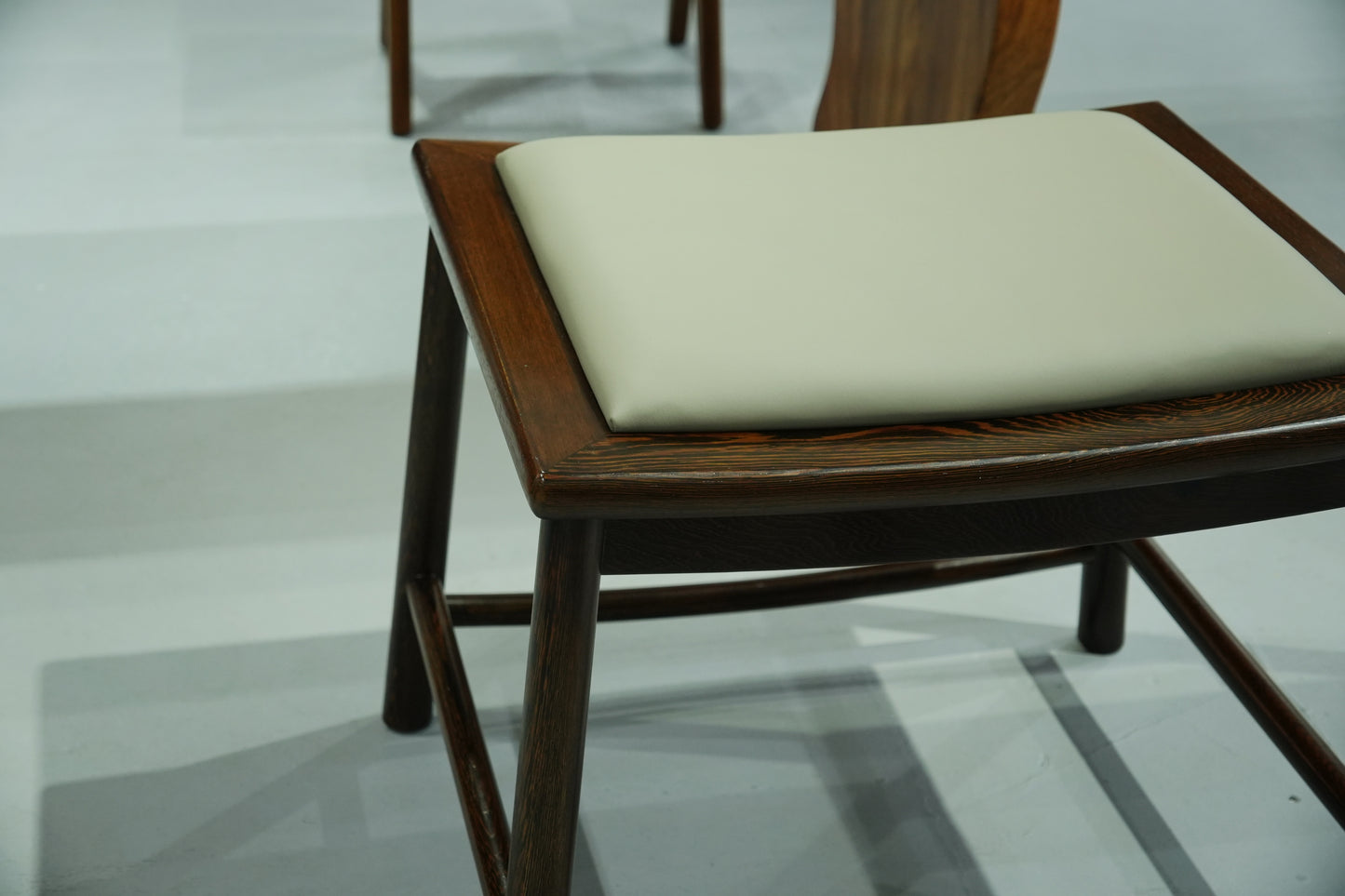 Handcrafted Elegant hardwood stools with Multi-Color Upholster