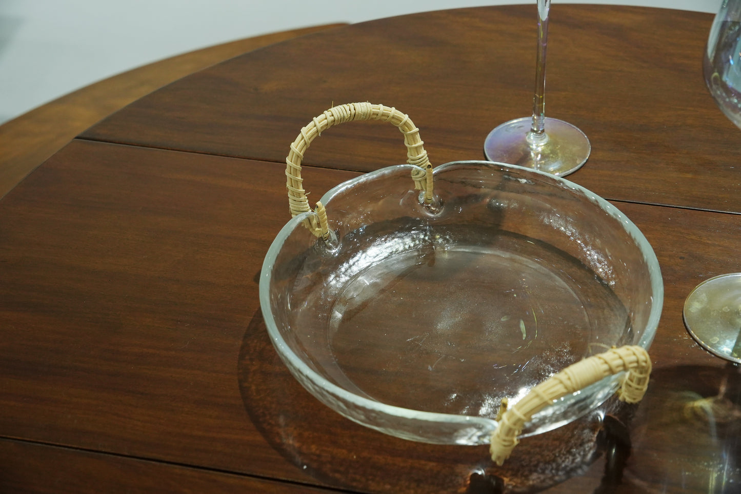 Handwoven Glass Serving Tray