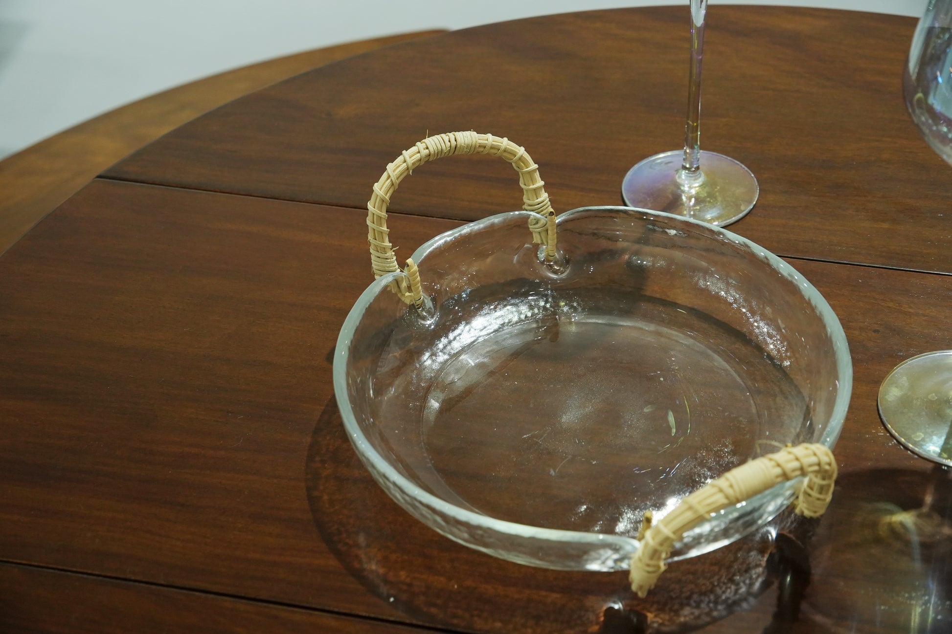 Handwoven Glass Serving Tray - SOHOO
