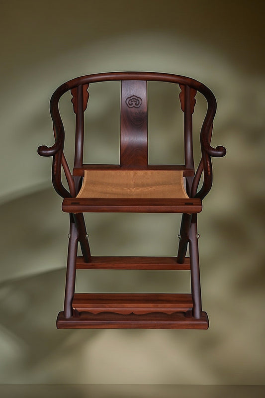 Masterpiece Rosewood Foldable Chair — A Collector’s Treasure - SOHOO