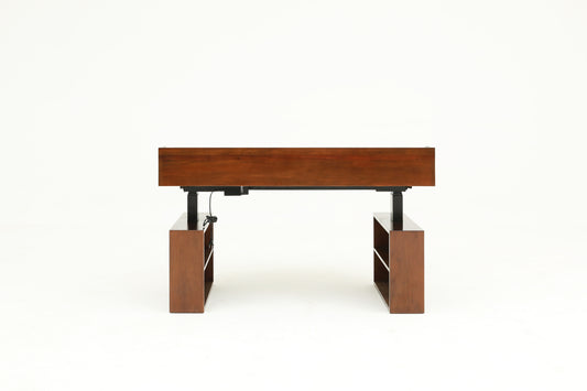 Handcrafted height-adjustable table /desk , with perforated board tools - SOHOO
