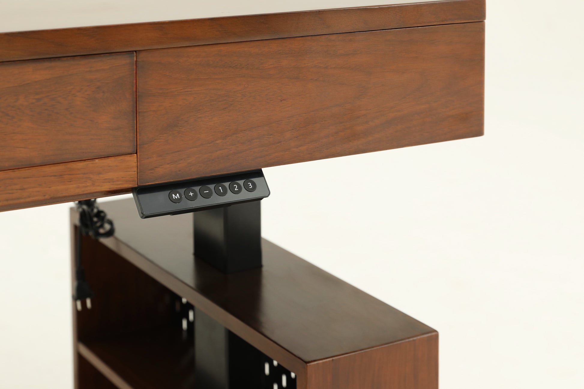Handcrafted height-adjustable table /desk , with perforated board tools - SOHOO