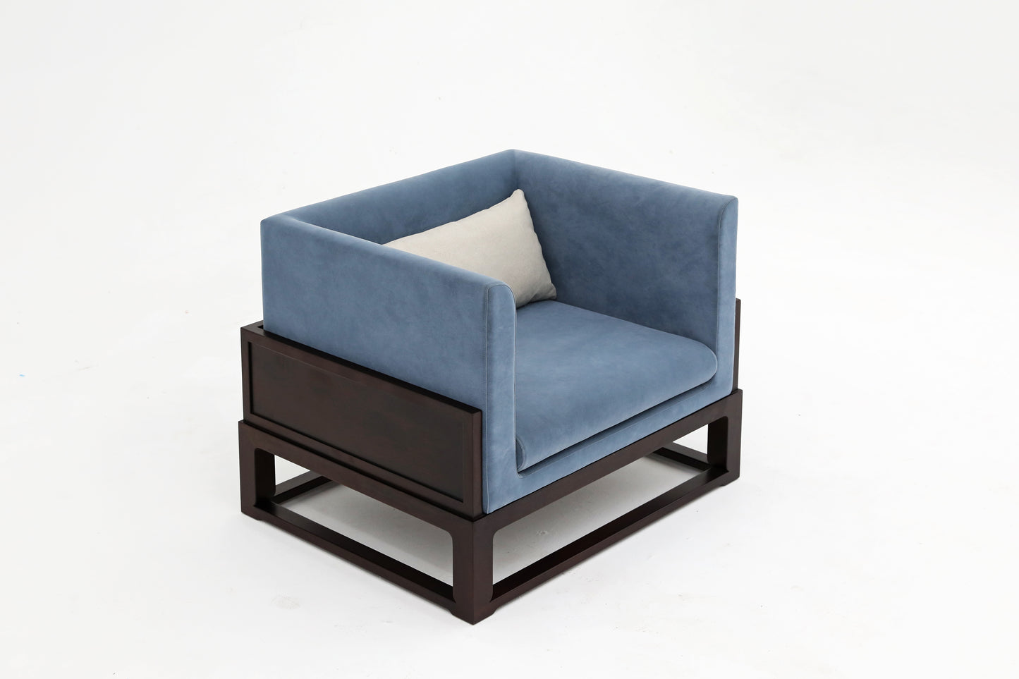 Handcrafted hardwood Three-Seater Sofa, easy-clean, skin-friendly, single-seater sofa - SOHOO