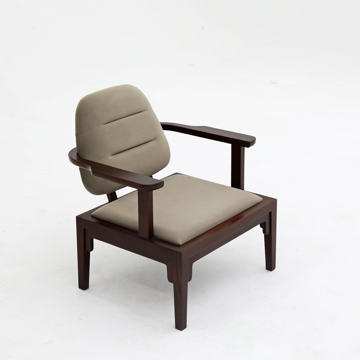Handcrafted modern hardwood Tatami Stool, Tea Chair, Balcony Lounge Chair, Sofa Chair, armchair - SOHOO