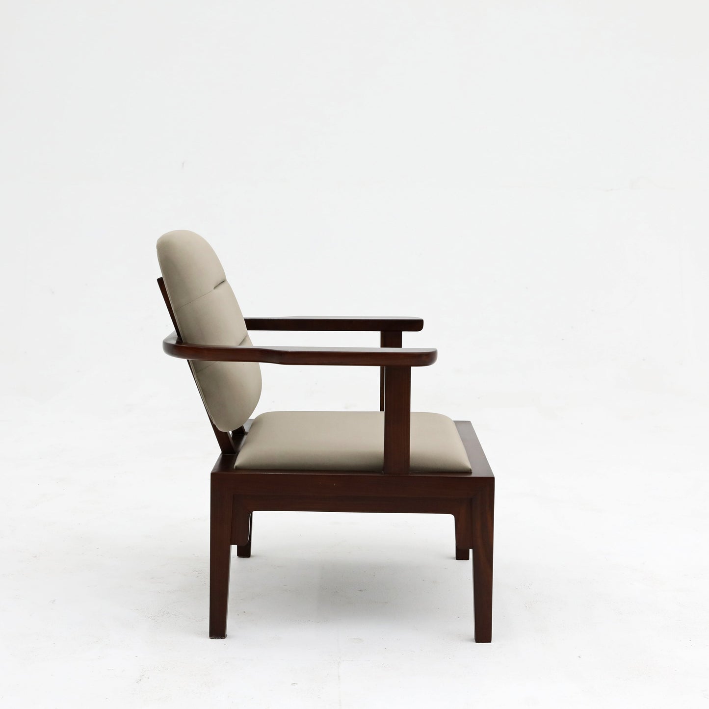 Handcrafted modern hardwood Tatami Stool, Tea Chair, Balcony Lounge Chair, Sofa Chair, armchair - SOHOO