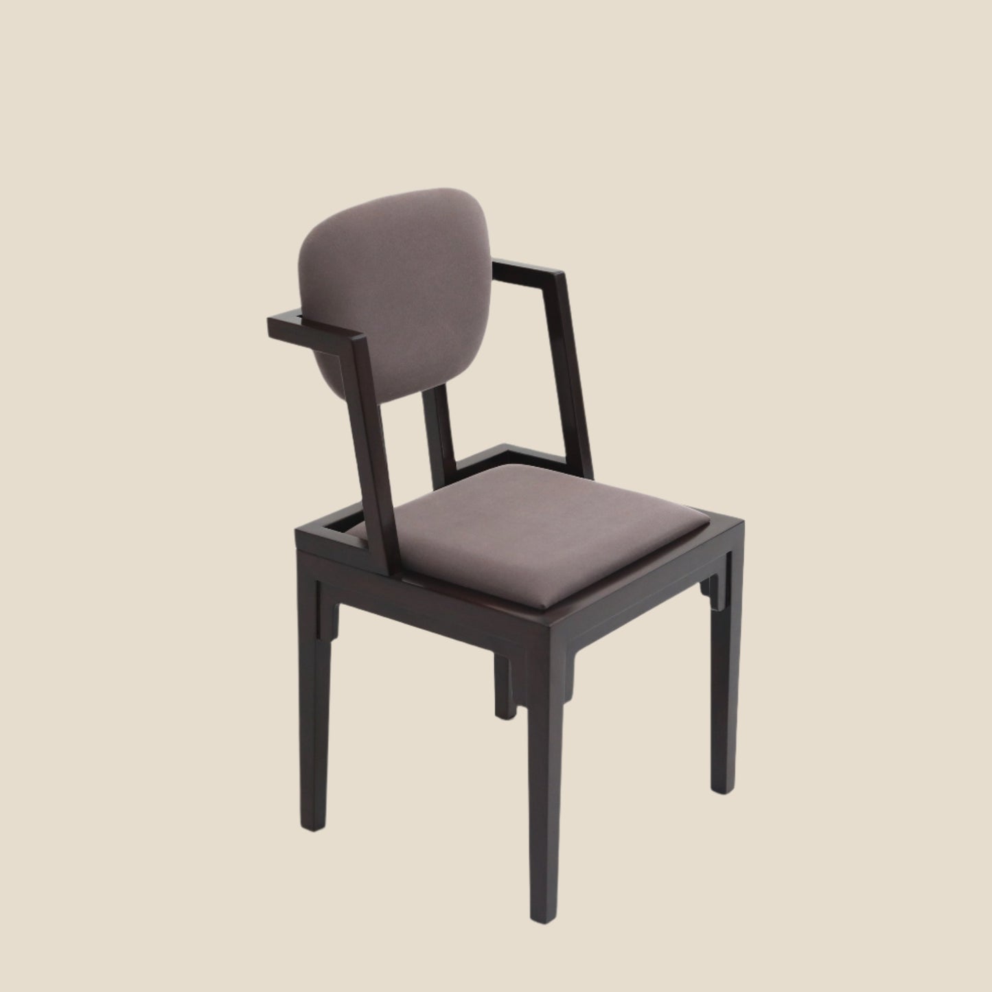 Handcrafted Wooden Armchair -- Fusion of Contemporary Design and Exceptional Comfort