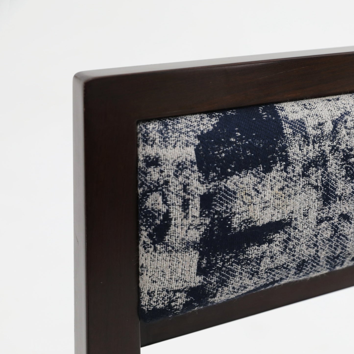 Handcrafted Minimalist hardwood Modern Dining Chair with Versatile Fabric Options