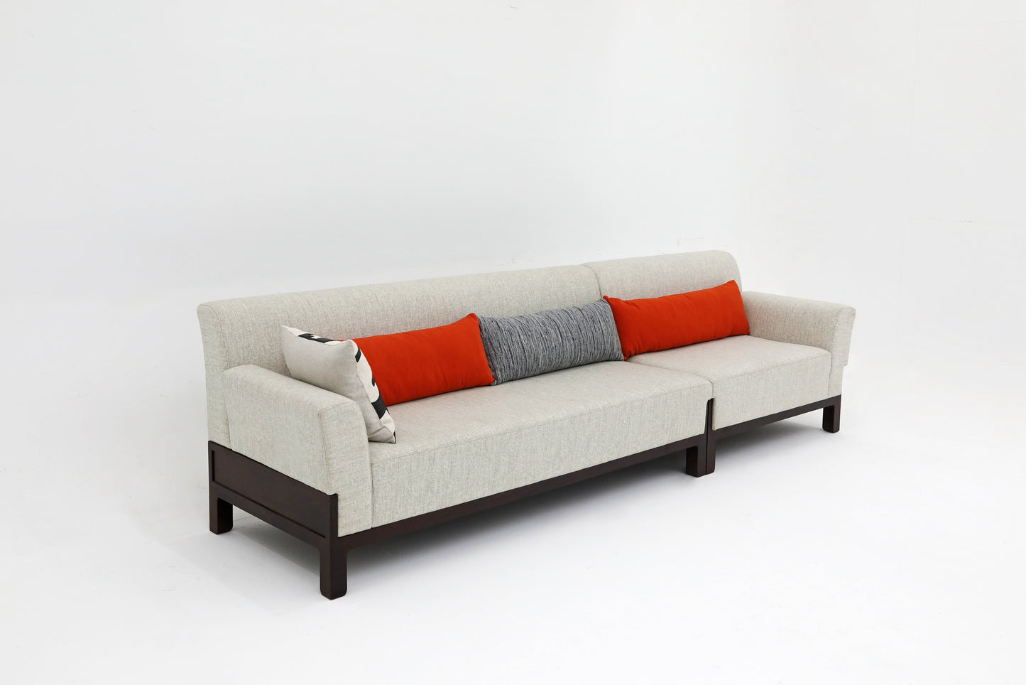 Handcrafted hardwood Modern Minimalist Sofa – Comfort & Style for Your Living Room