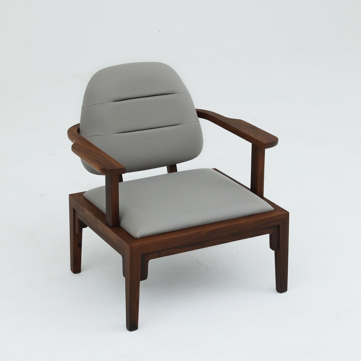 Handcrafted modern hardwood Tatami Stool, Tea Chair, Balcony Lounge Chair, Sofa Chair, armchair - SOHOO
