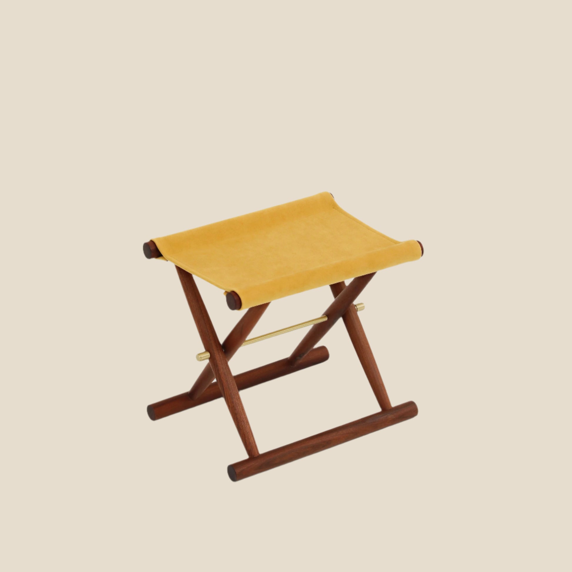 Elegant Wooden Foldable Stool - Available in Multiple Chic Colors - SOHOO