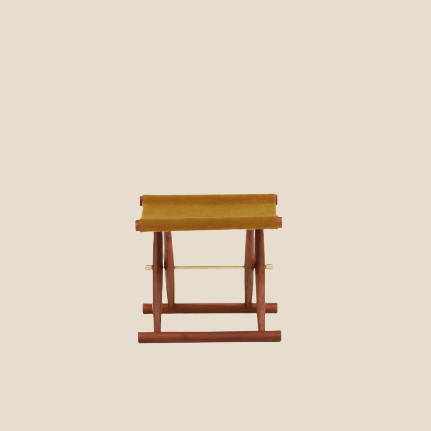 Elegant Wooden Foldable Stool - Available in Multiple Chic Colors - SOHOO