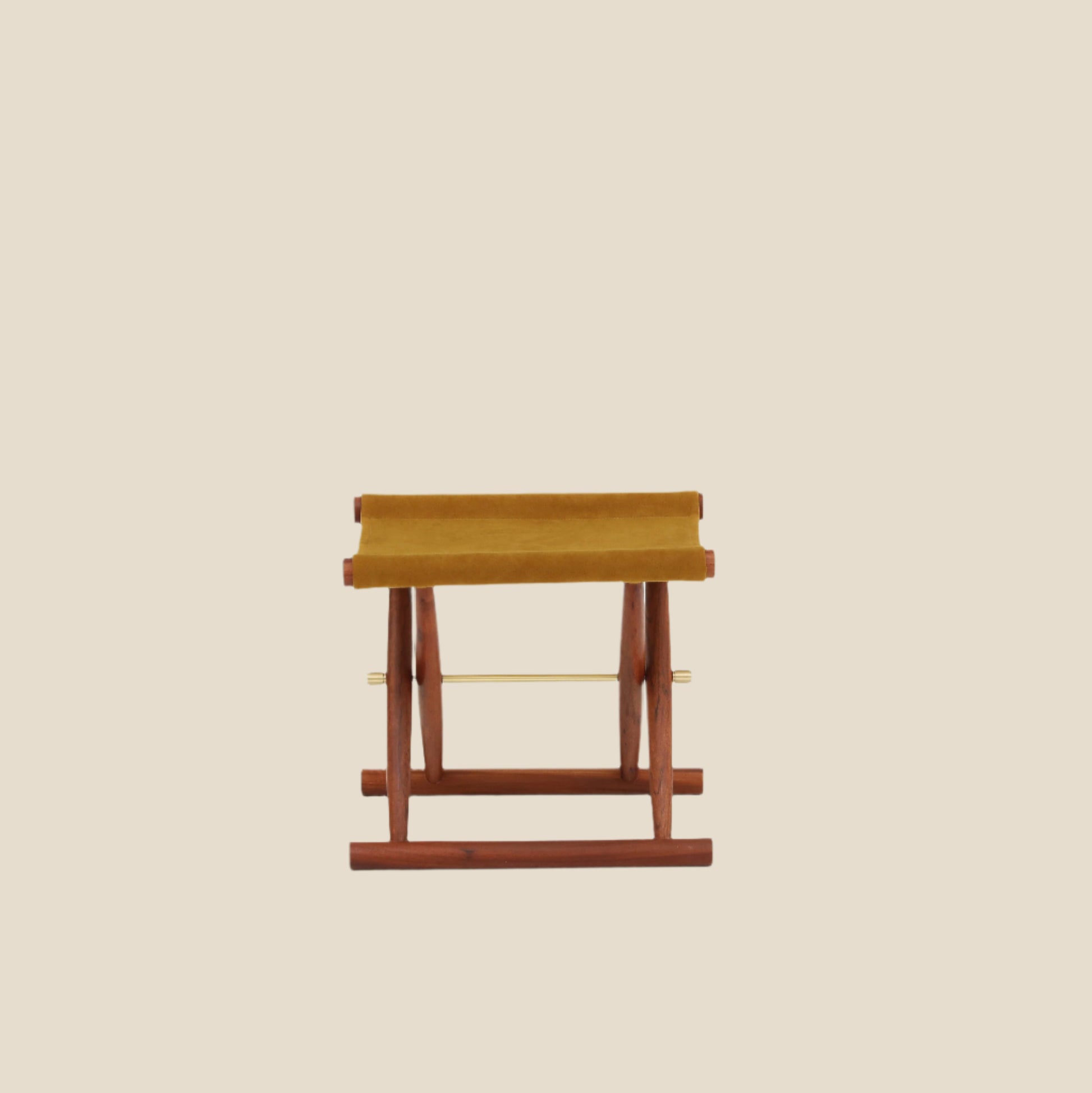 Elegant Wooden Foldable Stool - Available in Multiple Chic Colors - SOHOO