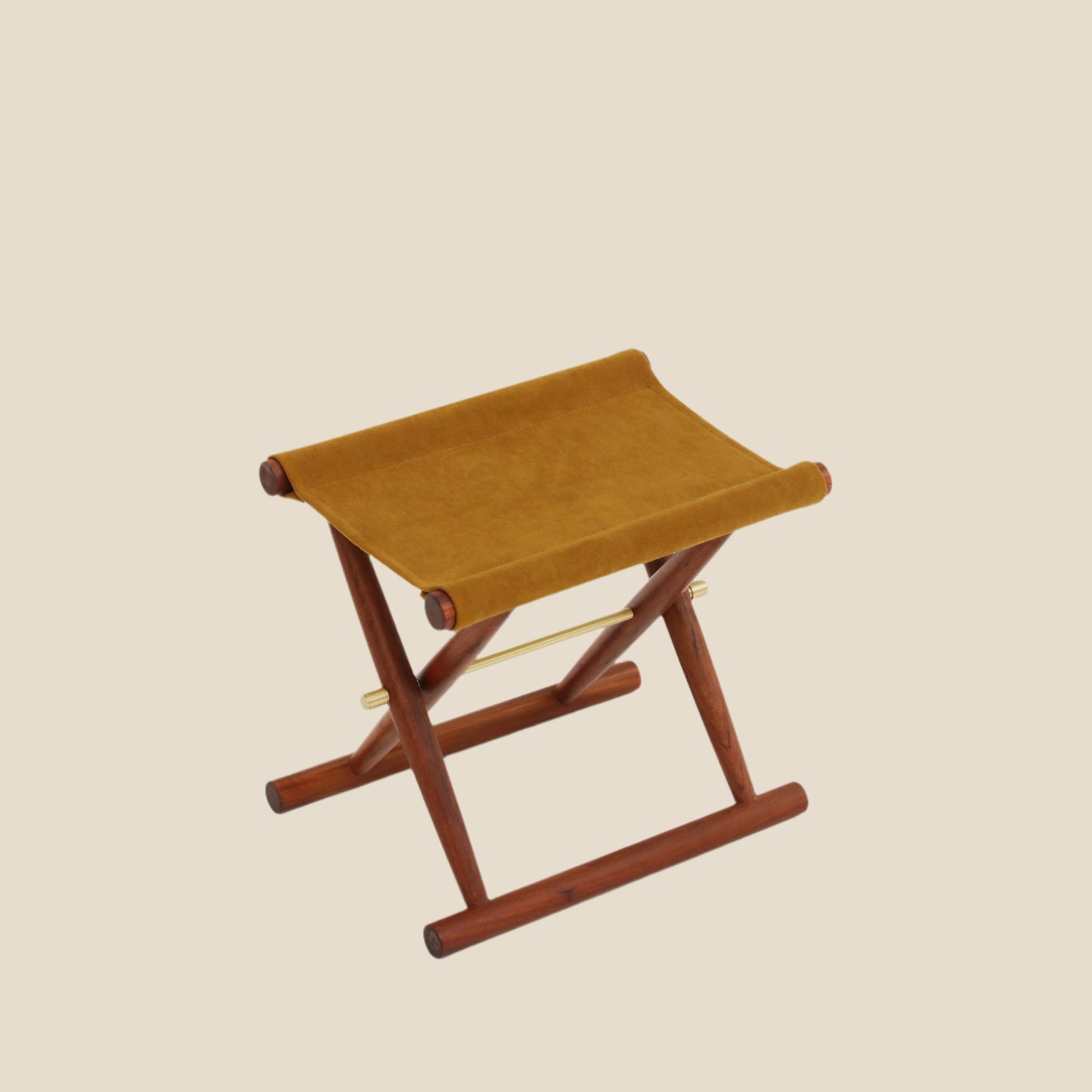 Elegant Wooden Foldable Stool - Available in Multiple Chic Colors - SOHOO