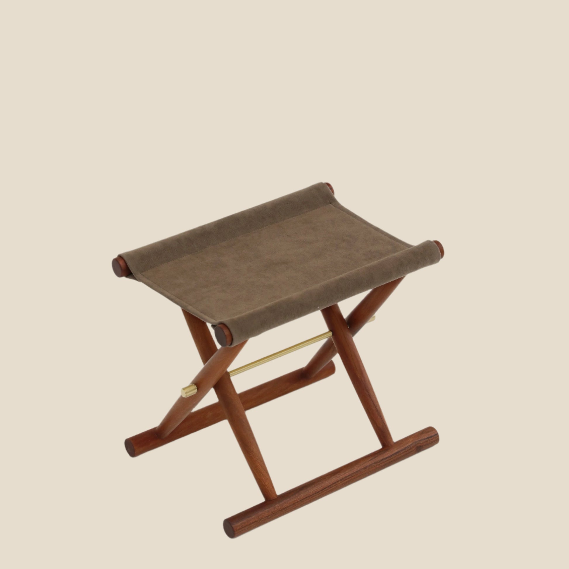 Elegant Wooden Foldable Stool - Available in Multiple Chic Colors - SOHOO