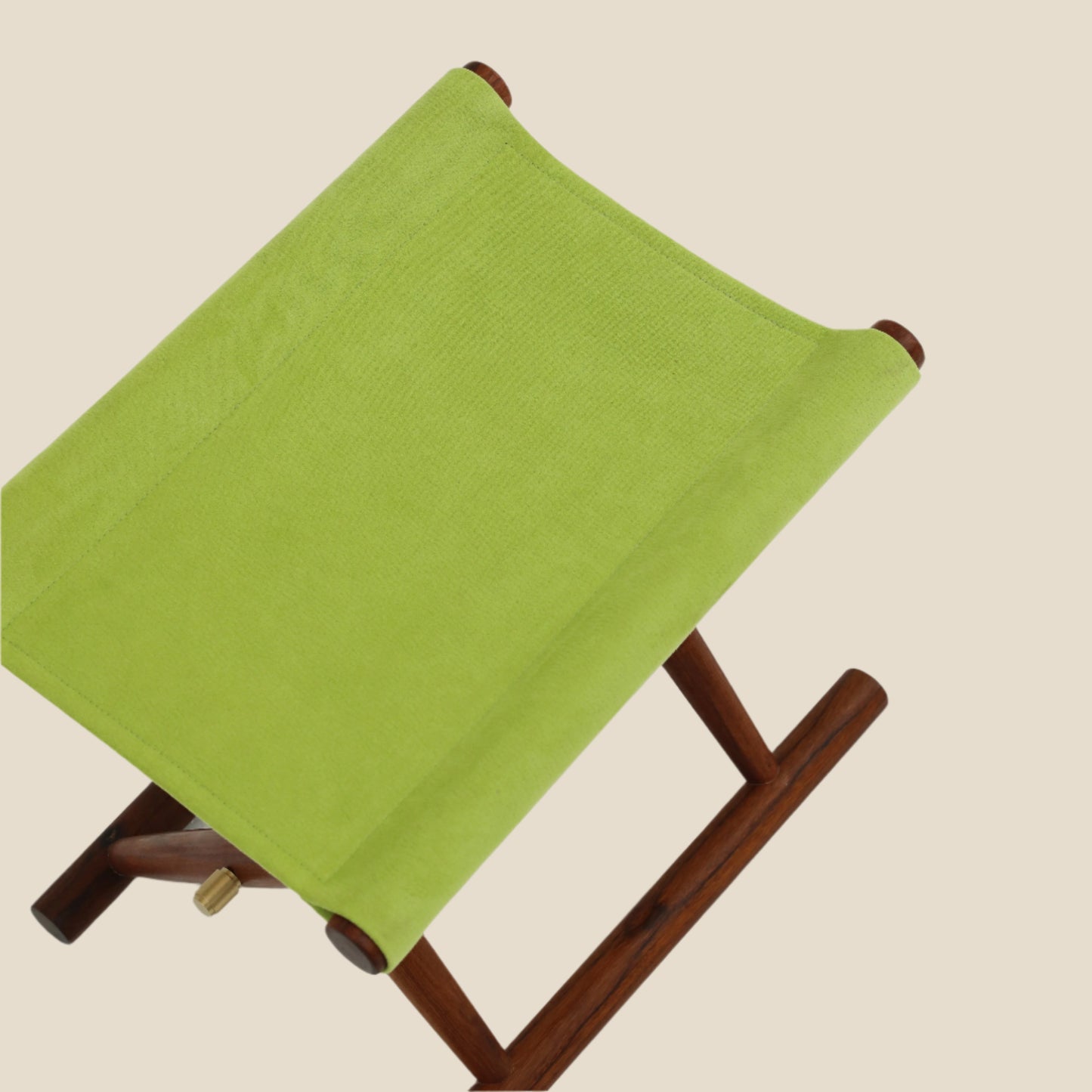 Elegant Wooden Foldable Stool - Available in Multiple Chic Colors - SOHOO