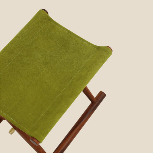 Elegant Wooden Foldable Stool - Available in Multiple Chic Colors - SOHOO
