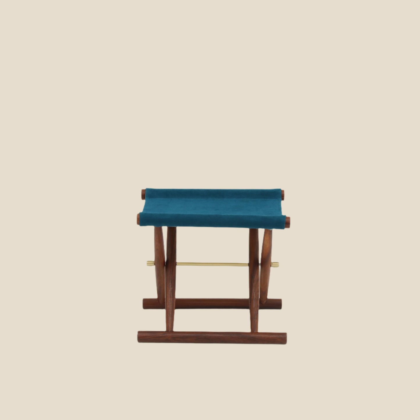 Elegant Wooden Foldable Stool - Available in Multiple Chic Colors - SOHOO