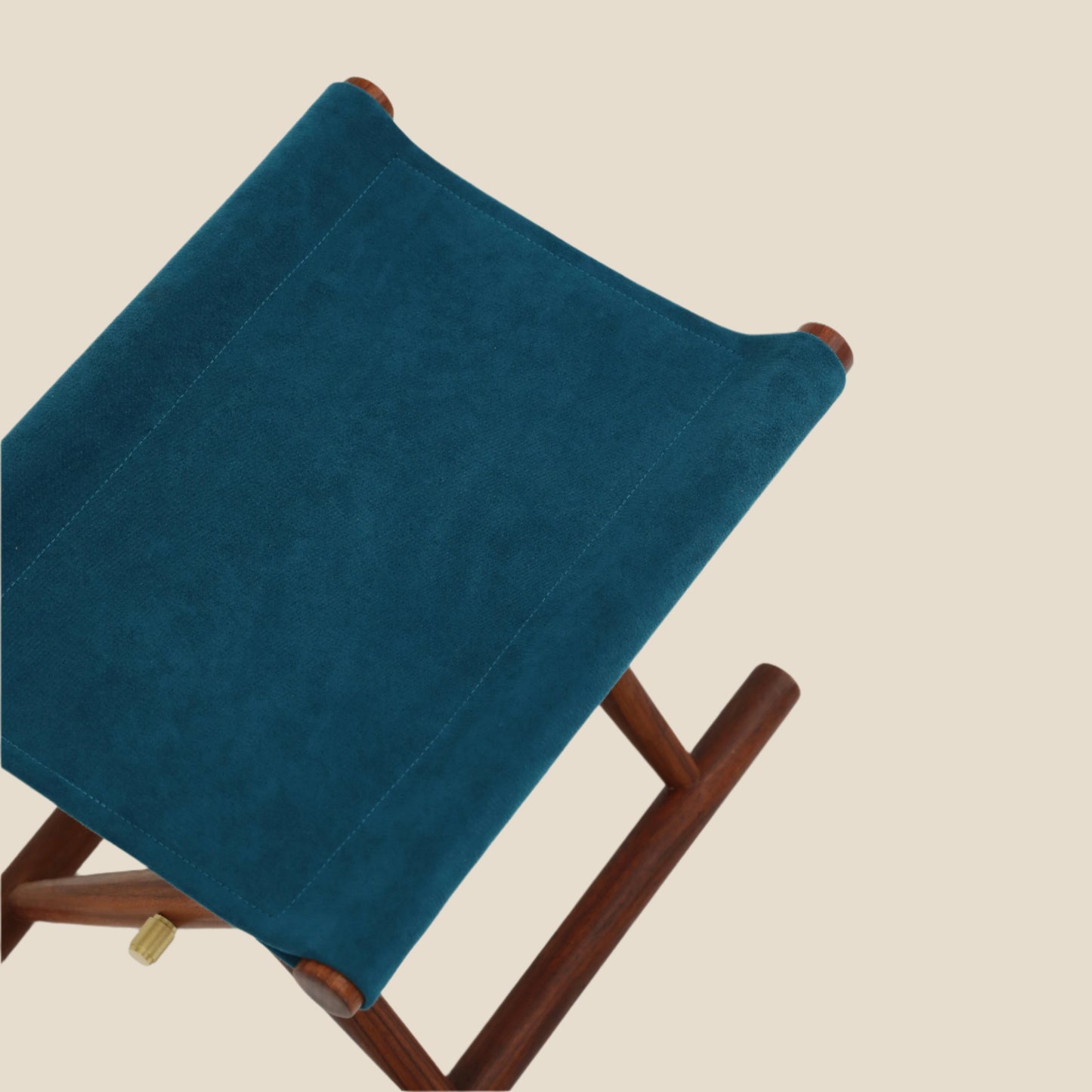 Elegant Wooden Foldable Stool - Available in Multiple Chic Colors - SOHOO