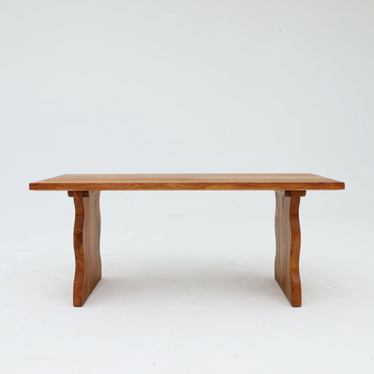 Handcrafted Natural Hardwood Multifunctional Table, natural grains - SOHOO