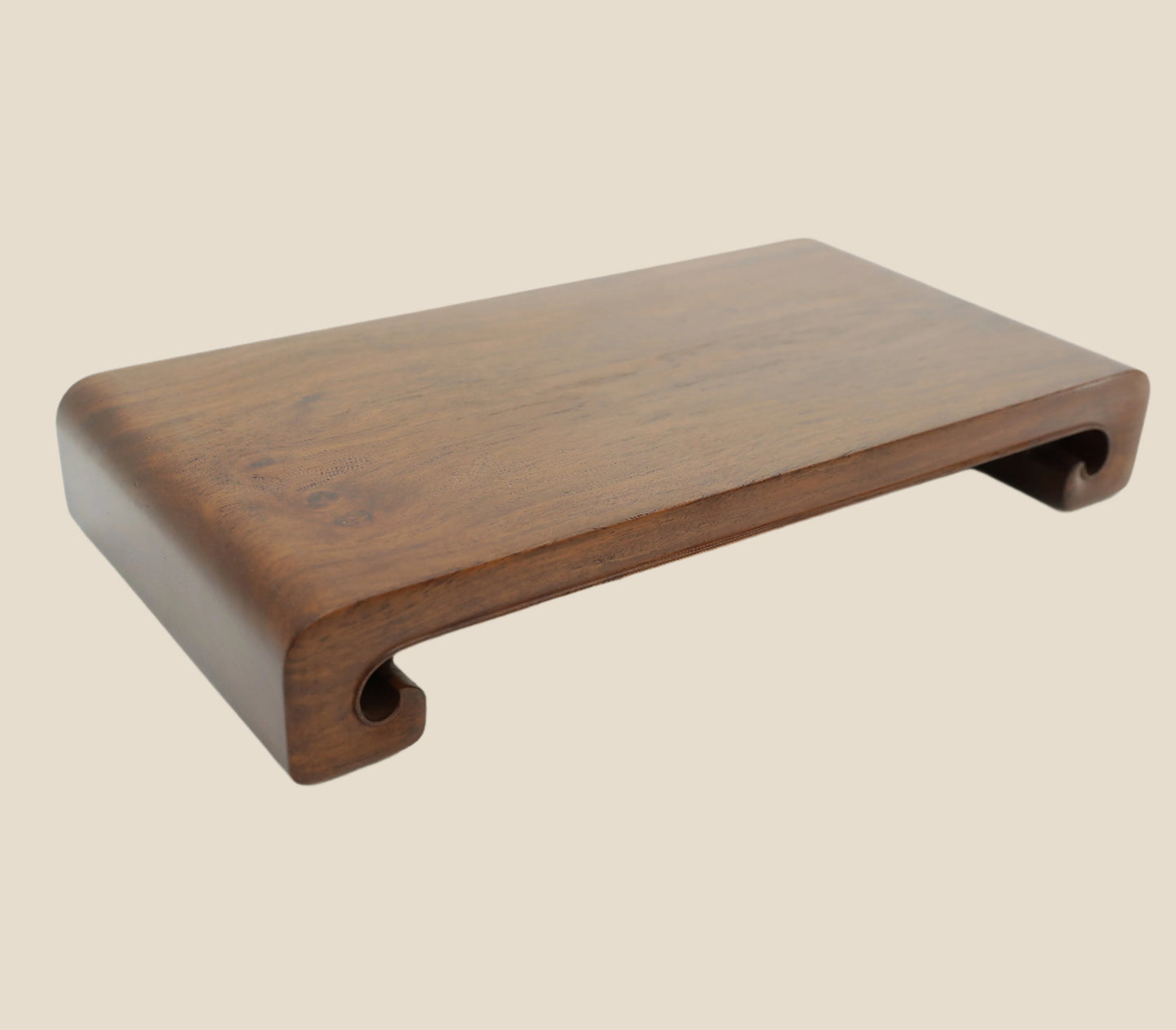 Handcrafted hardwood Platform Stand, classical, long duration, small portable table - SOHOO
