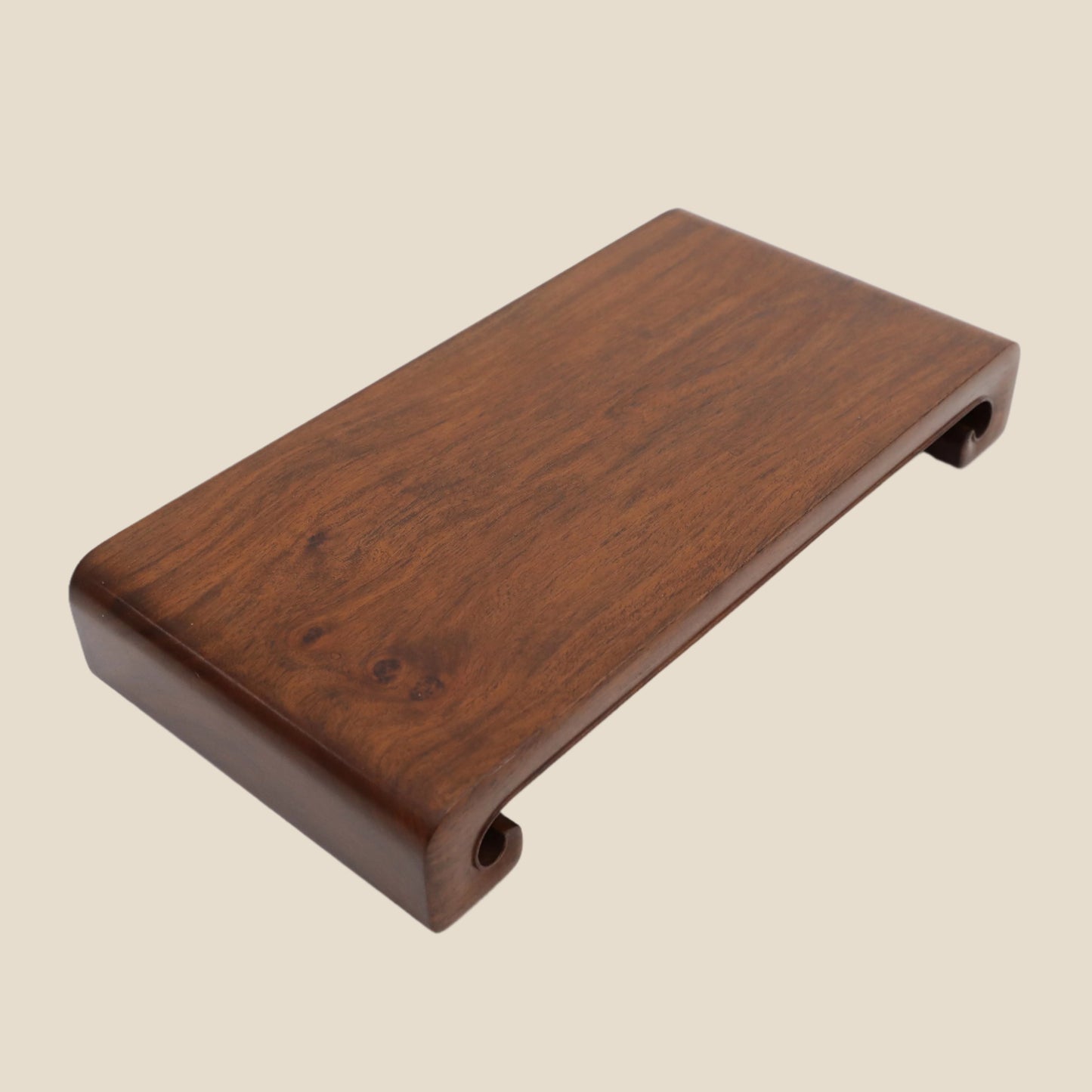 Handcrafted hardwood Platform Stand, classical, long duration, small portable table - SOHOO