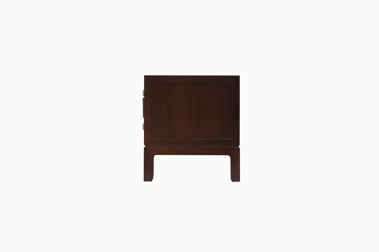 Handcrafted Modern Rattan & Brass Rack TV Cabinet, flexible rattan panel