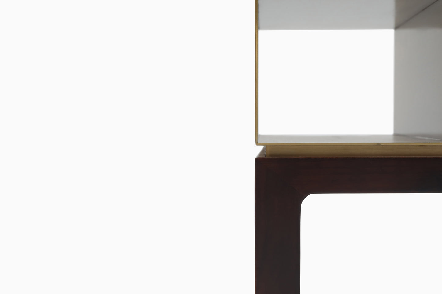 Handcrafted Modern Rattan & Brass Rack TV Cabinet, flexible rattan panel