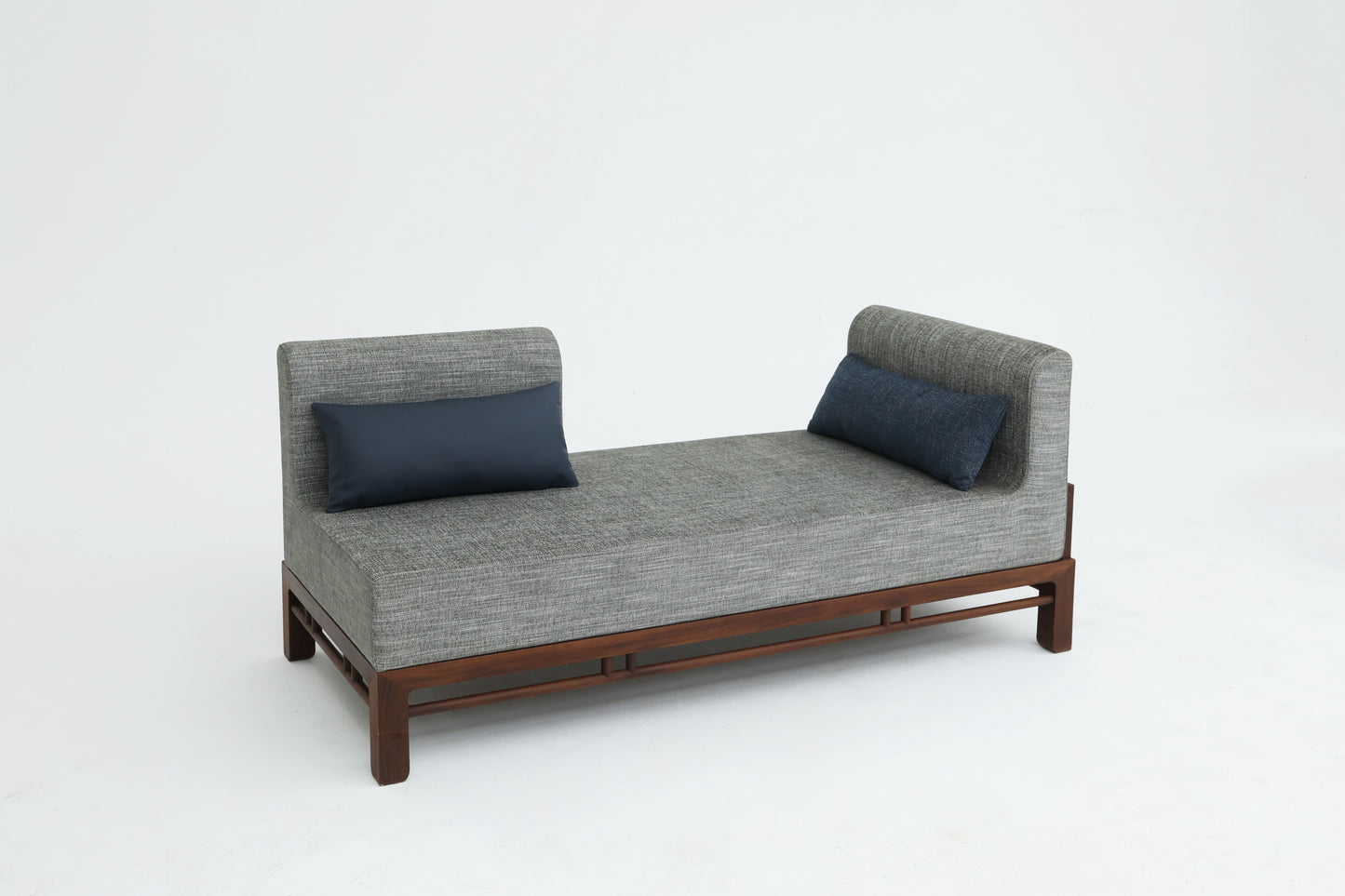 Modern Minimalist Daybed with Solid Wood handcrafted Frame ,two-seater sofa - SOHOO