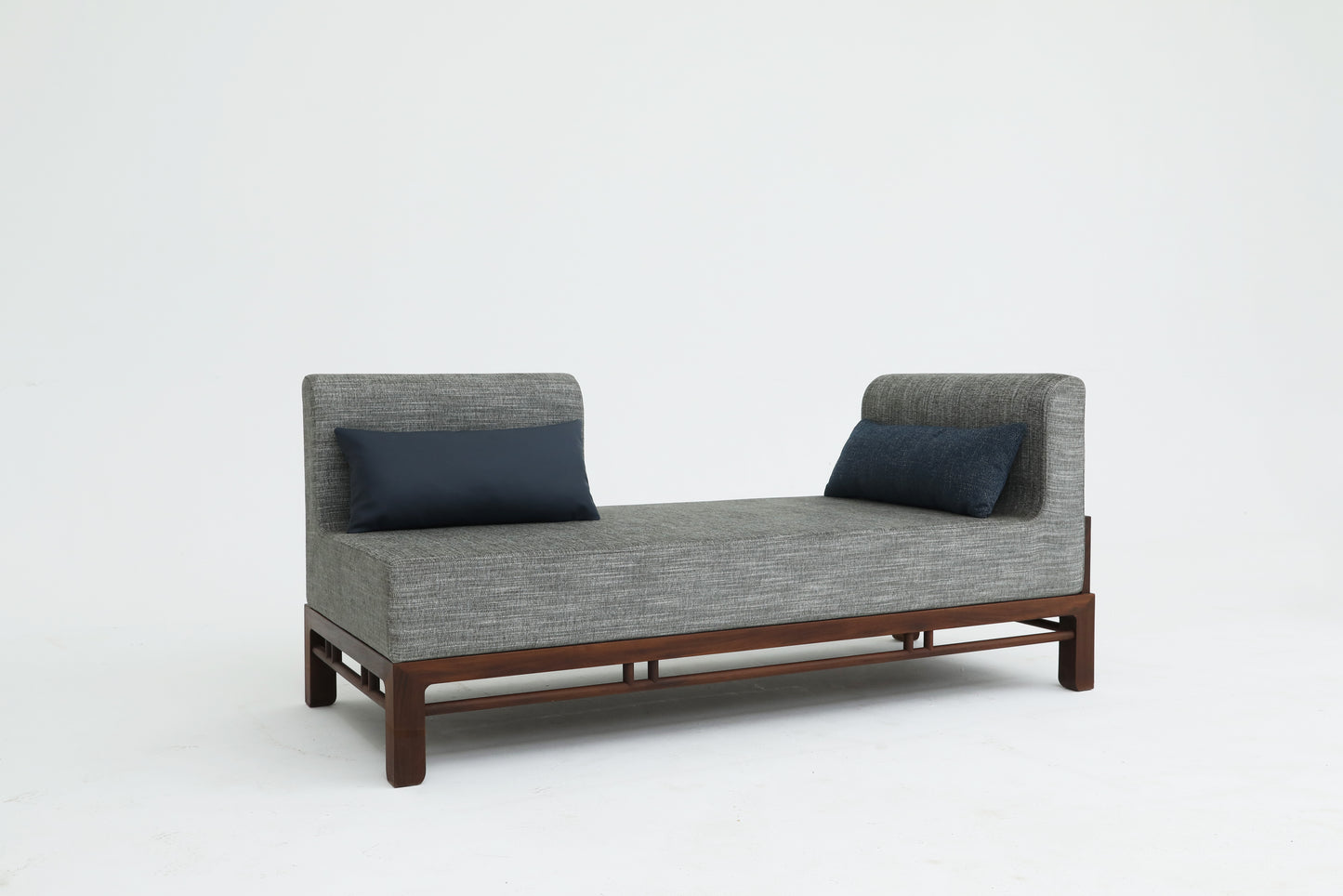 Modern Minimalist Daybed with Solid Wood handcrafted Frame ,two-seater sofa - SOHOO