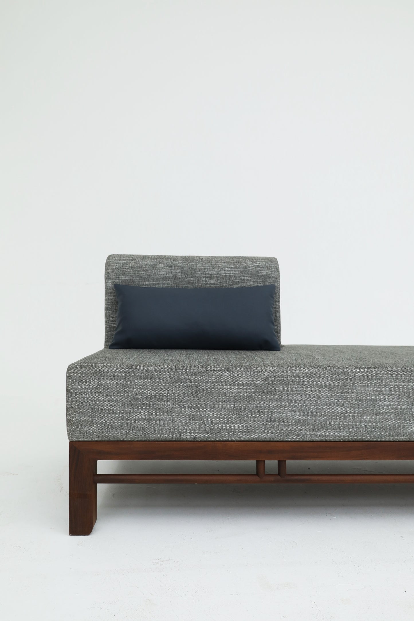 Modern Minimalist Daybed with Solid Wood handcrafted Frame ,two-seater sofa - SOHOO