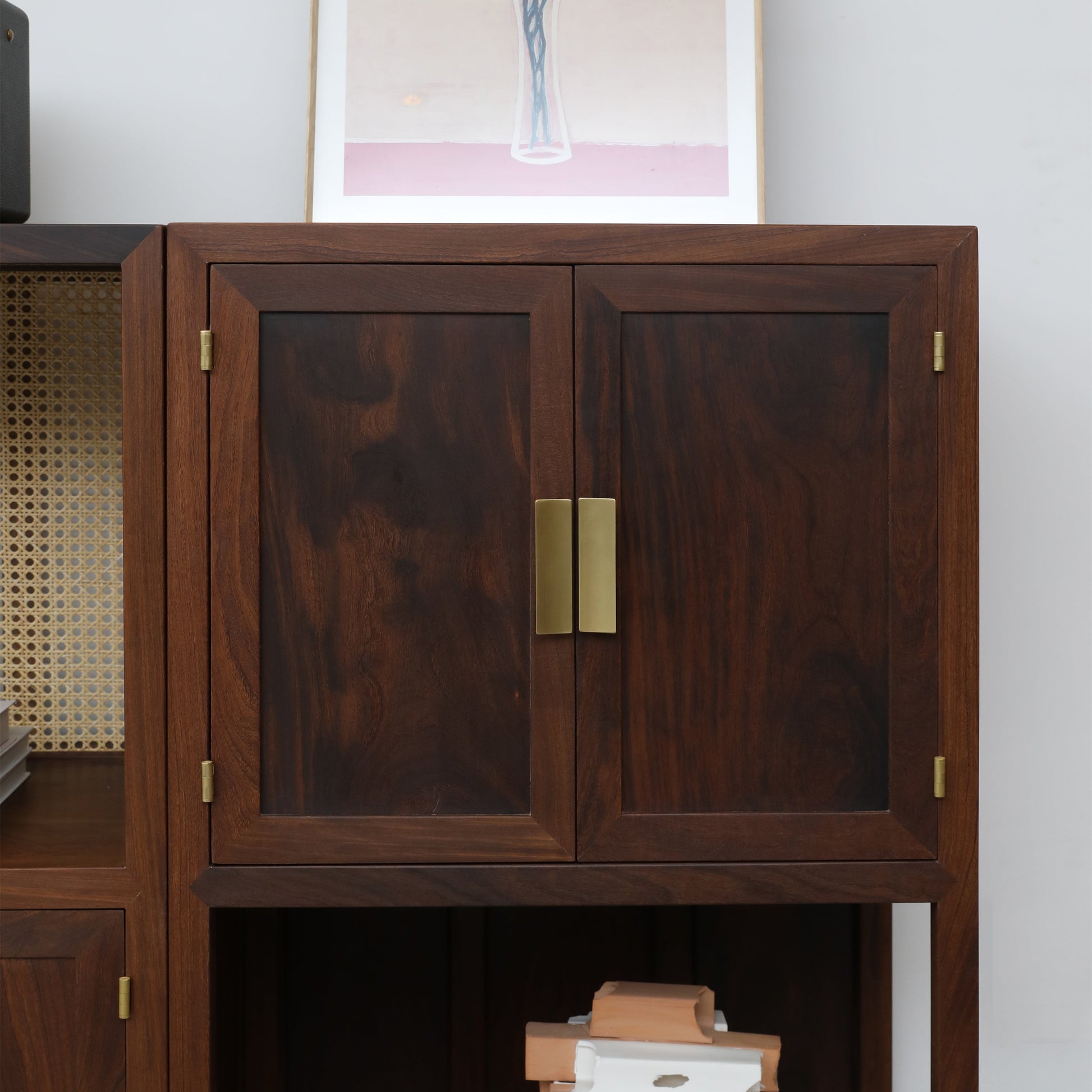 Handcrafted Modern Classic Wooden Modular Storage Set - SOHOO