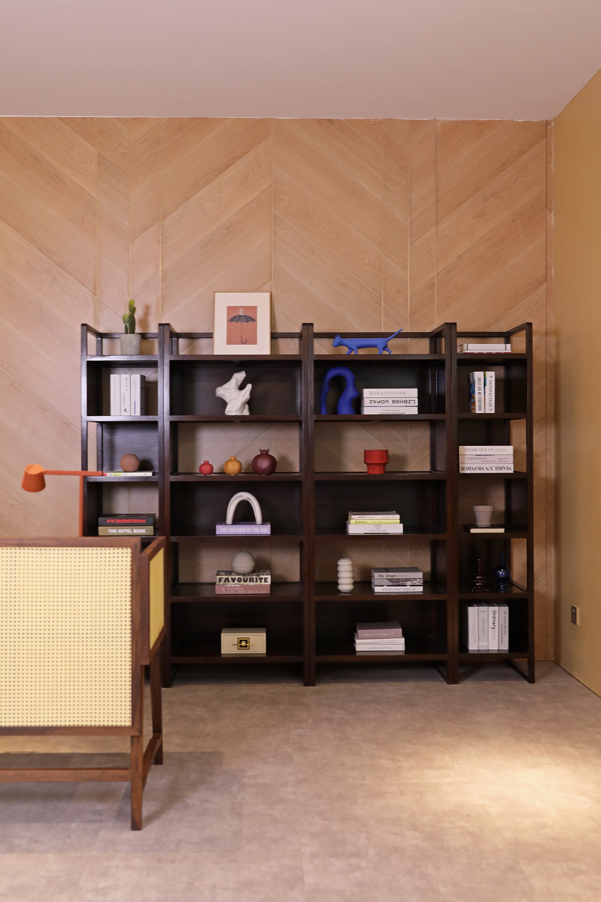 Handcrafted Wide Premium Hardwood Bookcase - SOHOO