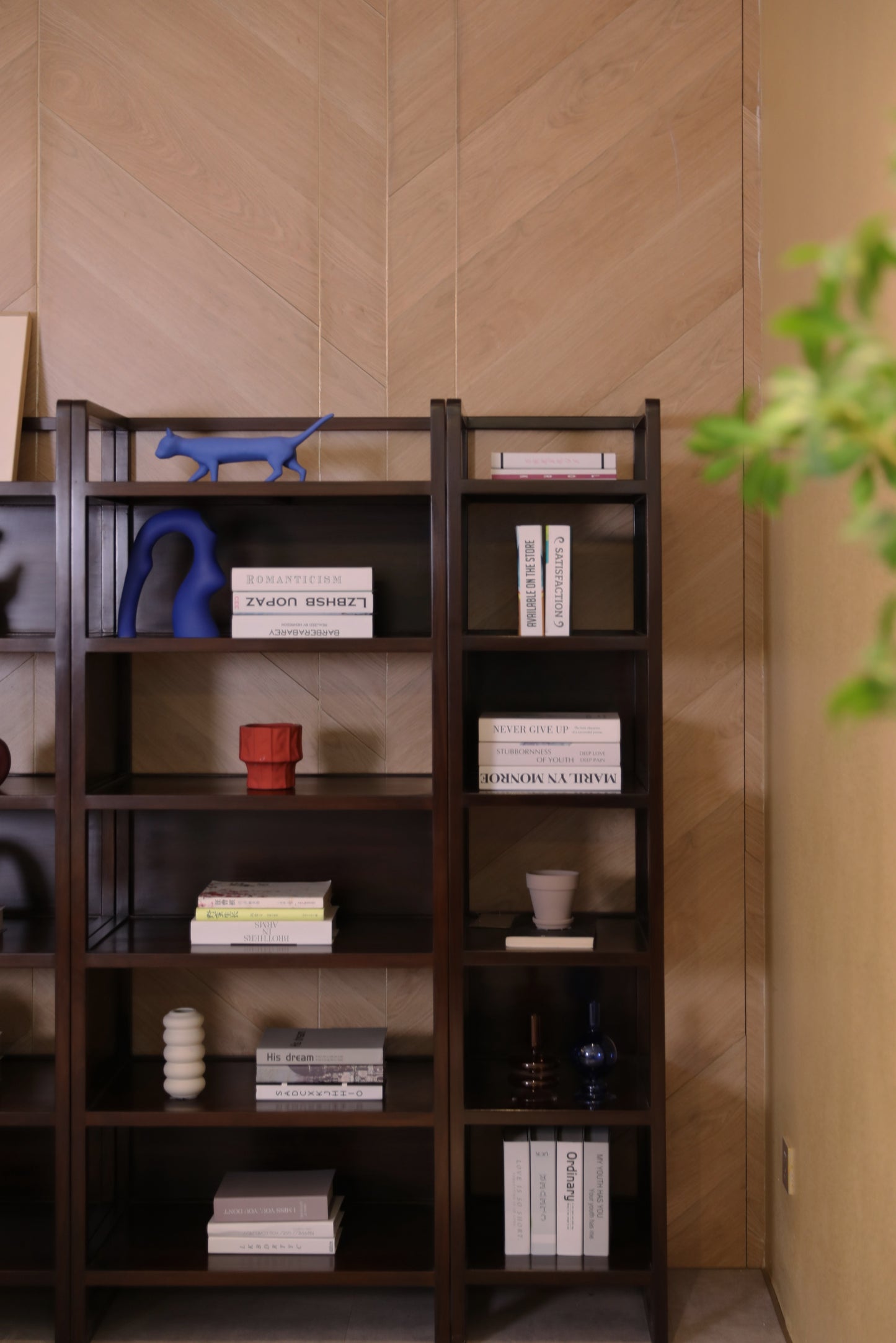 Handcrafted Wide Premium Hardwood Bookcase