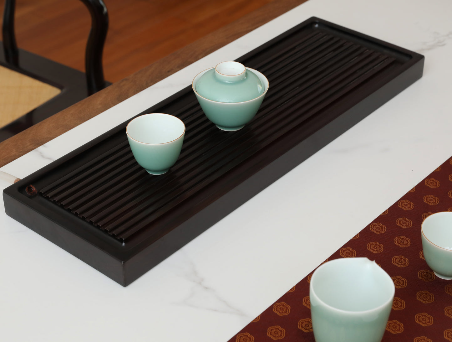 Minimalist Drainage Tea Tray – Modern Gongfu Tea Serving Board - SOHOO