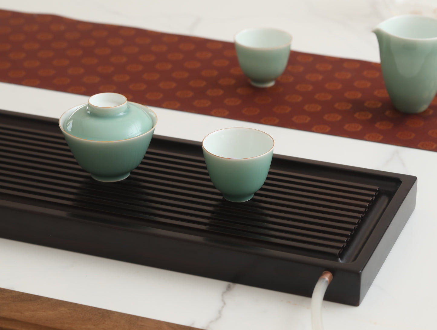 Minimalist Drainage Tea Tray – Modern Gongfu Tea Serving Board - SOHOO