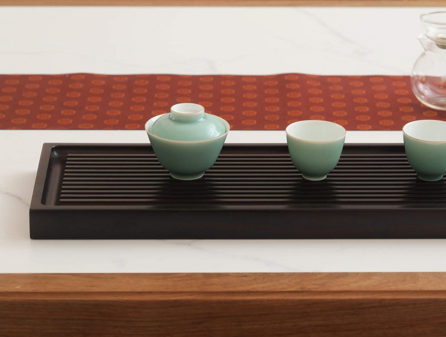 Minimalist Drainage Tea Tray – Modern Gongfu Tea Serving Board - SOHOO