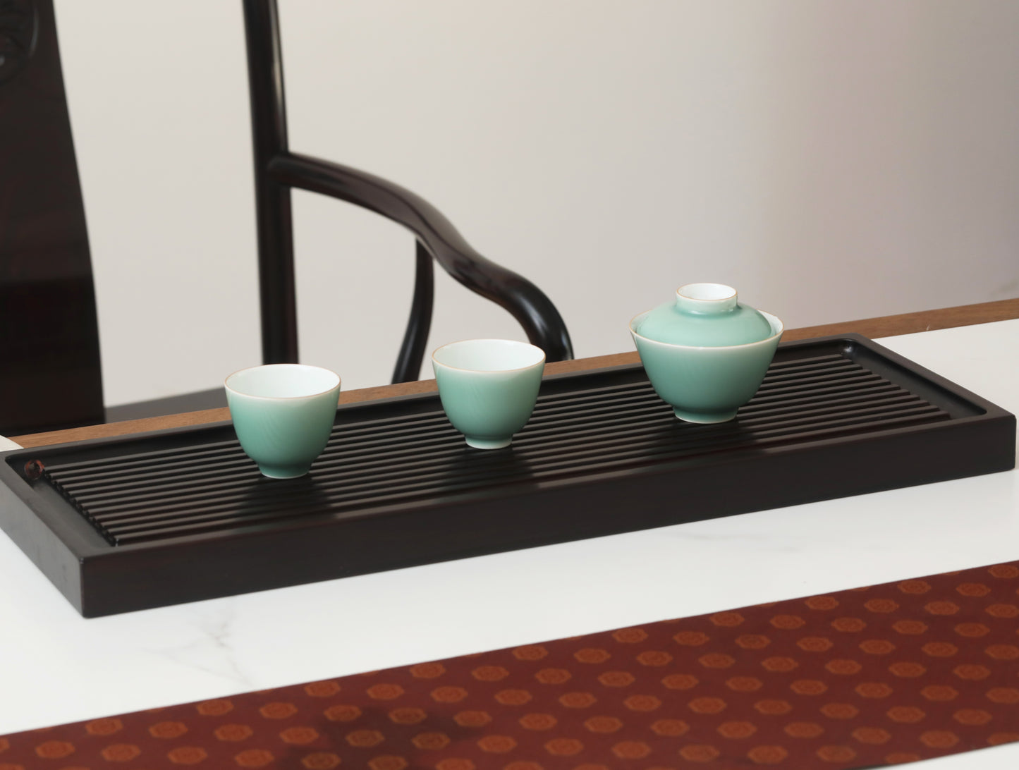 Minimalist Drainage Tea Tray – Modern Gongfu Tea Serving Board - SOHOO