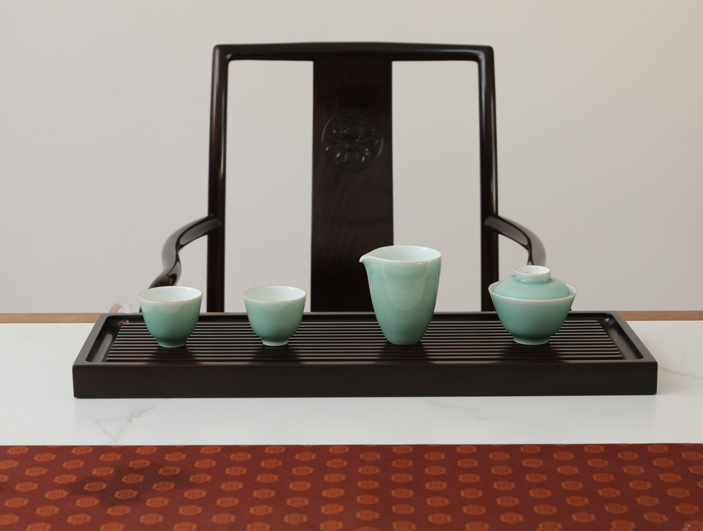 Minimalist Drainage Tea Tray – Modern Gongfu Tea Serving Board - SOHOO
