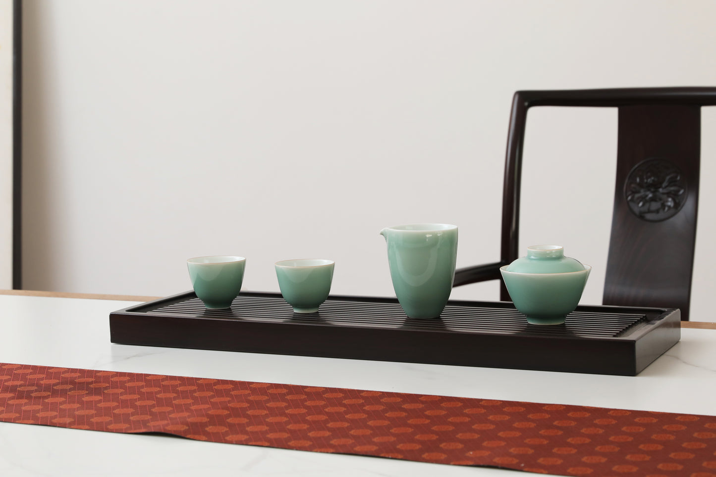 Minimalist Drainage Tea Tray – Modern Gongfu Tea Serving Board - SOHOO