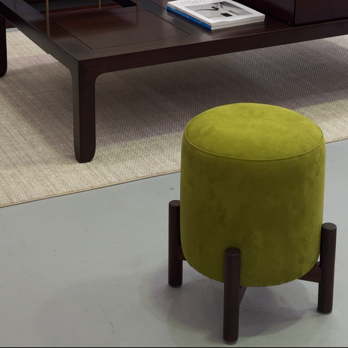 Modern Upholstered Stool - Stylish and Versatile Seating Solution, multiple colors