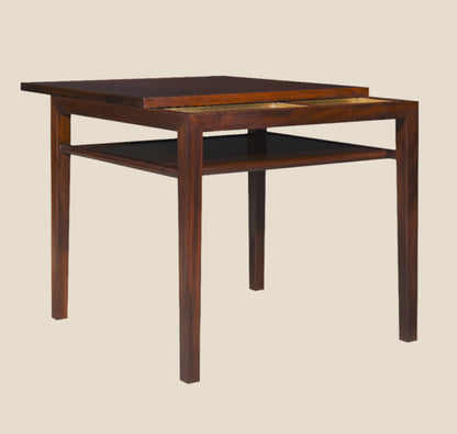 Multi-Functional Display Table with Hidden brass Storage or tea tray - SOHOO 