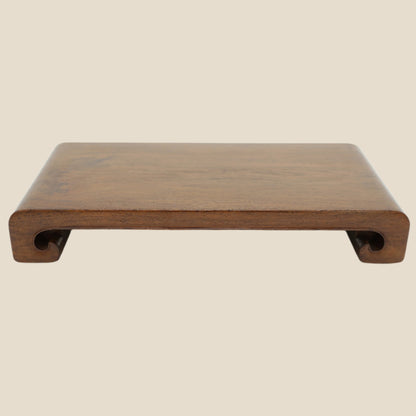Handcrafted hardwood Platform Stand, classical, long duration, small portable table - SOHOO 
